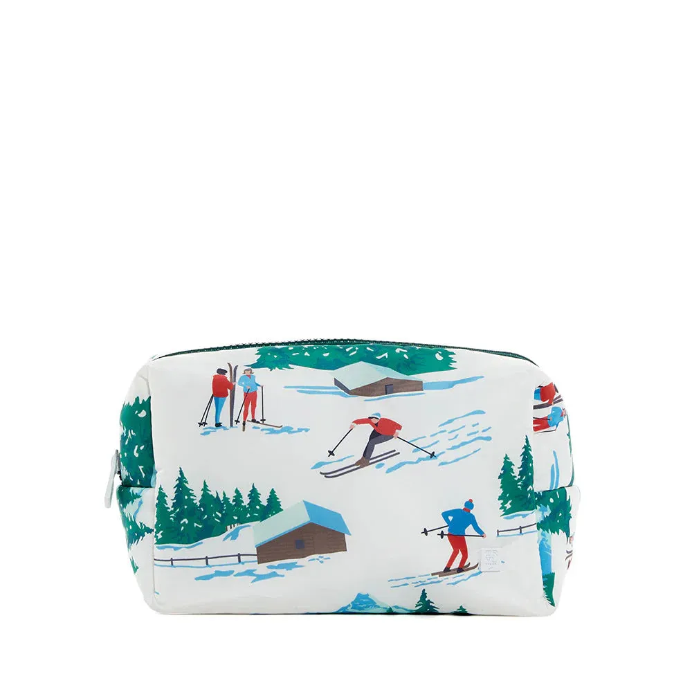 LUXE PUFFER COSMETIC BAG - HIT THE SLOPES