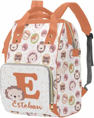 M YESCUSTOM Customized Diaper Backpack for Baby Girl Custom Cute Mommy Bags with Name Change Personalized Nursing Bag for New Baby Born Gift