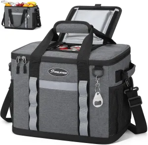 Maelstrom Soft Cooler Bag,Collapsible Soft Sided Cooler,24/30/60/75 Cans Beach Cooler,Ice Chest,Large Leakproof Camping Cooler,Portable Travel Cooler for Grocery Shopping,Camping,Road Trips