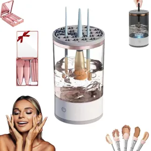Makeup Brush Cleaner Machine, Beauty Swirl Cosmetic Brush Cleaner, Makeup Brush Cleaner And Dryer Machine, Automatic Electric Efficient Brush Cleaner Machine (A)