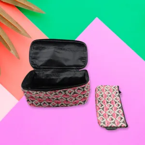Makeup with and Capacity for Brushes for Train Multi-device compatible Tech-savvy Makeup Case Jewelry Toiletry Large Small Bag Travel Makeup Storage Cosmetic Organizer Portable Decor pouch Cosmetics More