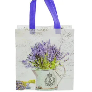 Medium Lavender Pot Printed PP Non-Woven Bag