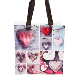 Medium Love Hearts Printed PP Non-Woven Bag