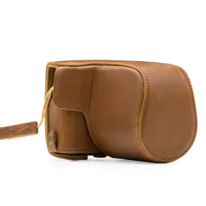 MegaGear Canon EOS M100 (15-45mm) Ever Ready Leather Camera Case and Strap