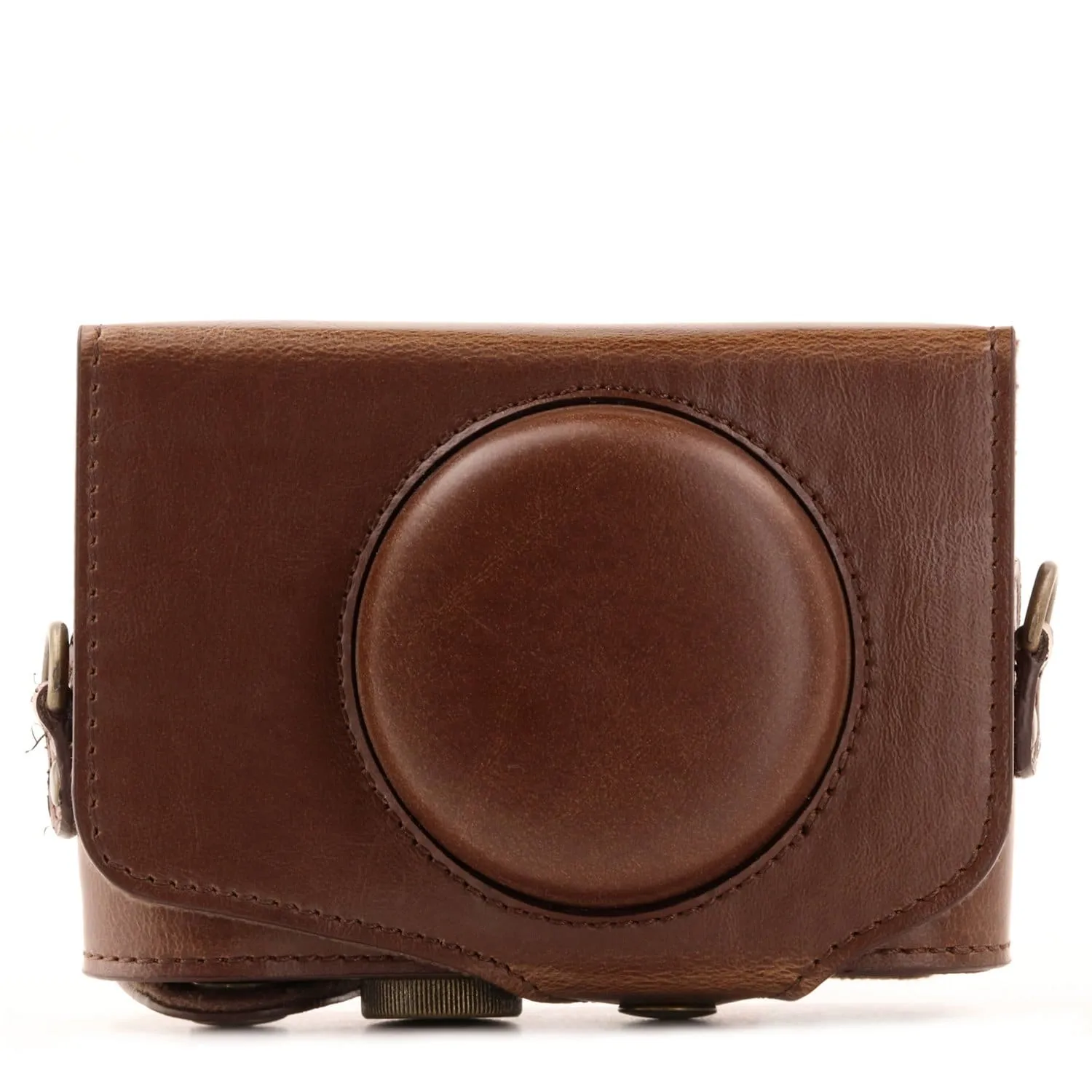 MegaGear Canon PowerShot SX740 HS, SX730 HS Ever Ready Leather Camera Case with Strap