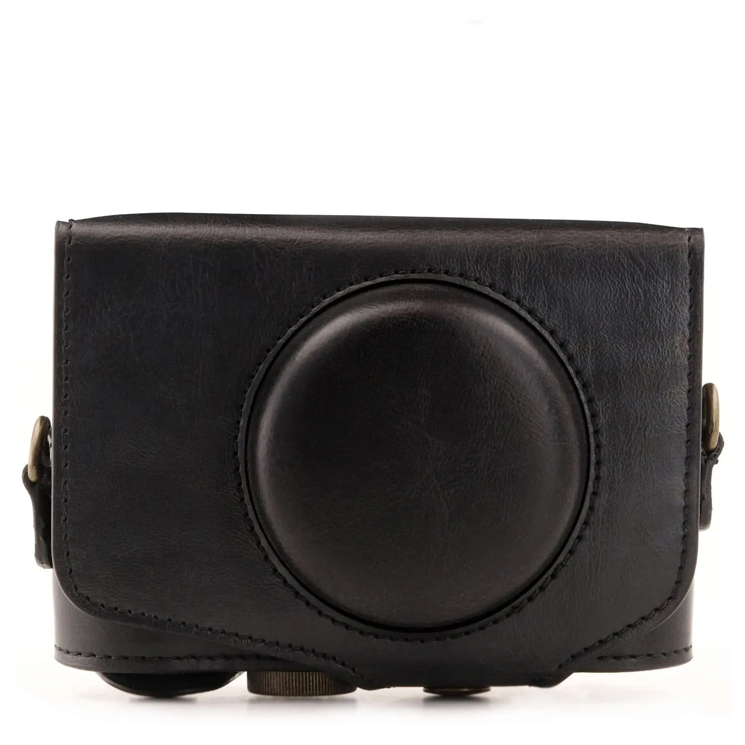 MegaGear Canon PowerShot SX740 HS, SX730 HS Ever Ready Leather Camera Case with Strap