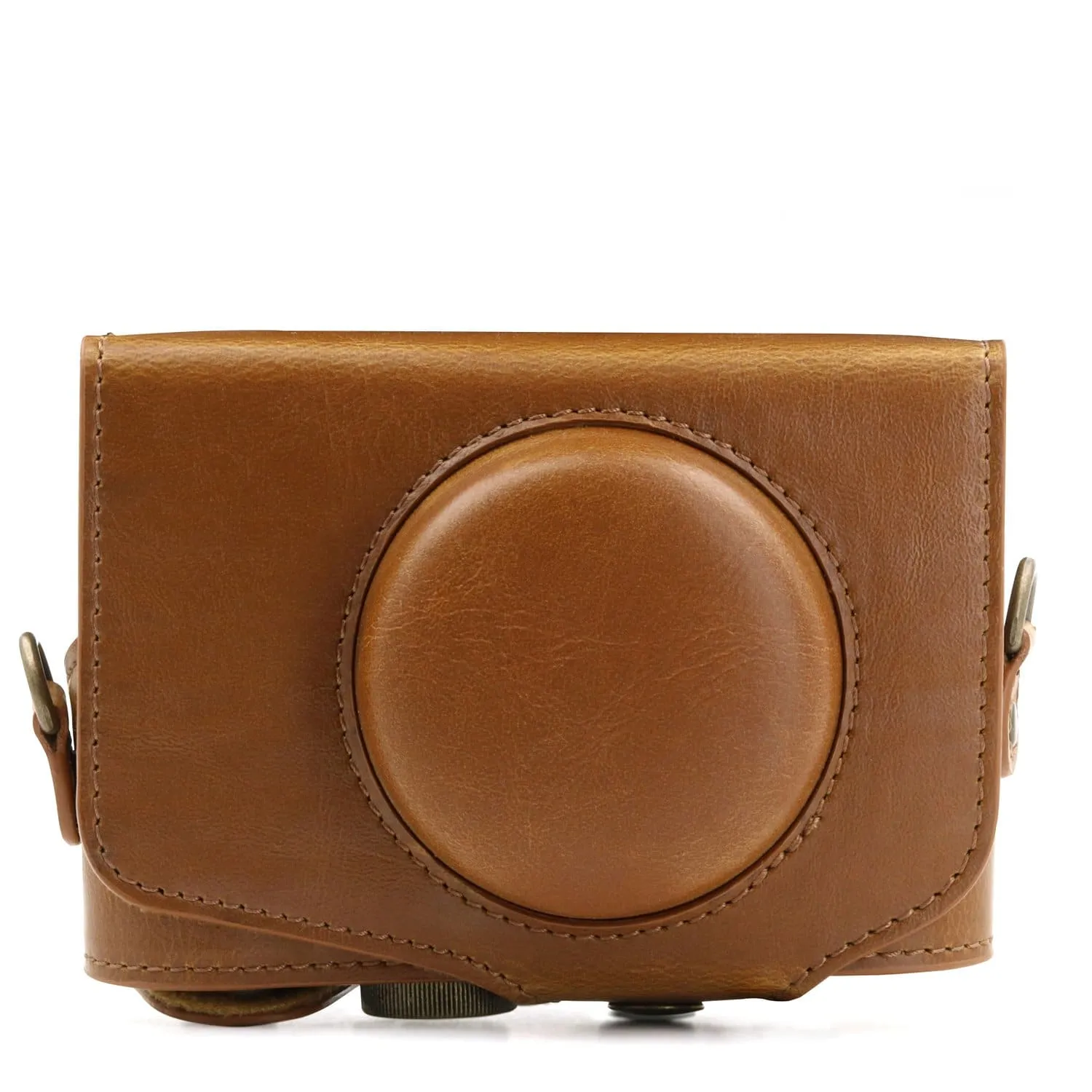 MegaGear Canon PowerShot SX740 HS, SX730 HS Ever Ready Leather Camera Case with Strap