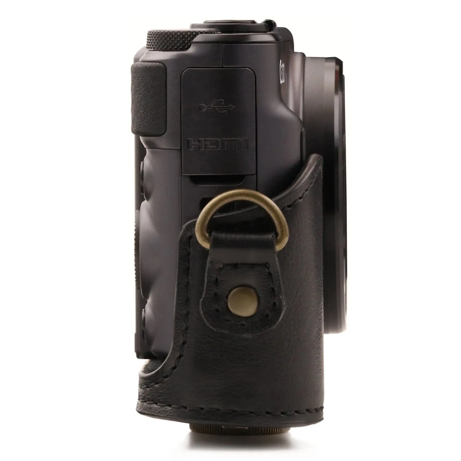 MegaGear Canon PowerShot SX740 HS, SX730 HS Ever Ready Leather Camera Case with Strap