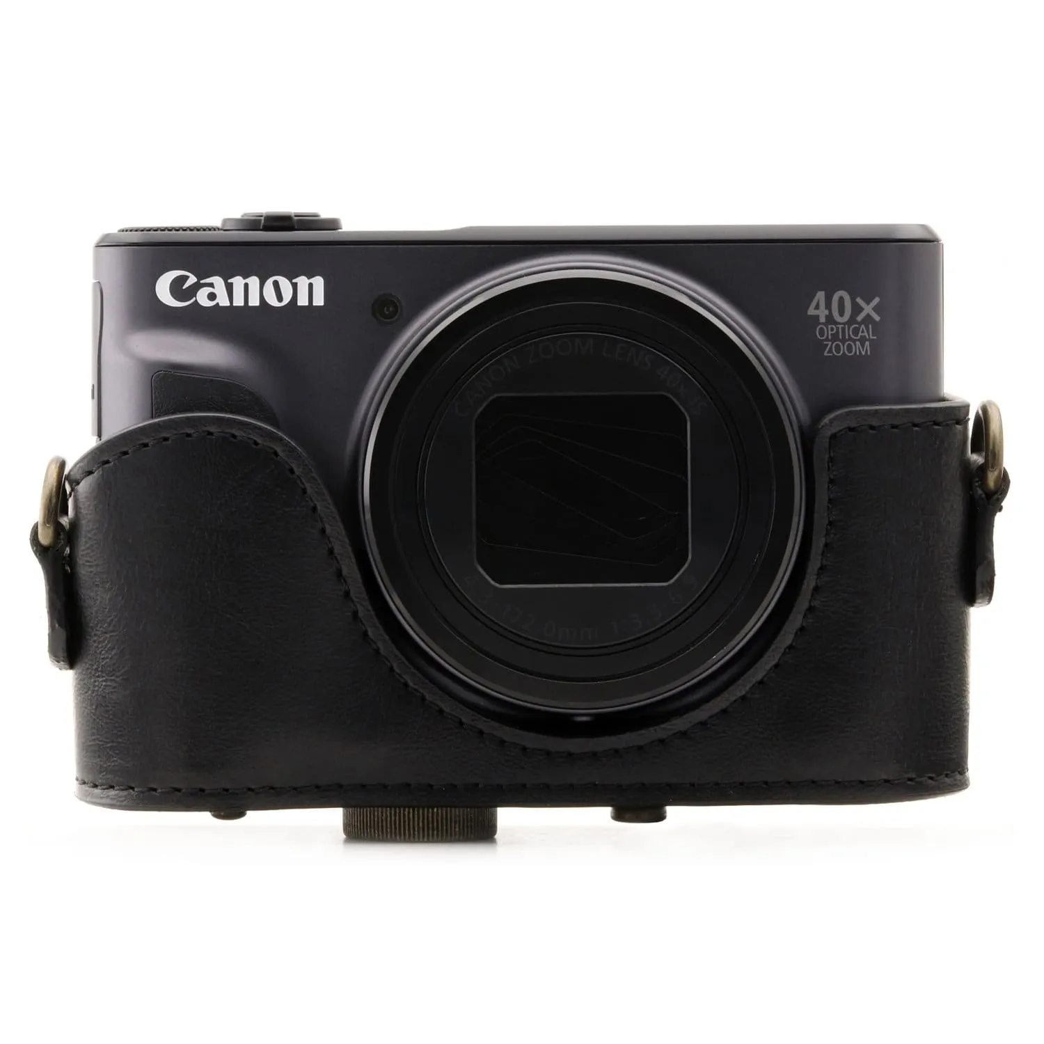 MegaGear Canon PowerShot SX740 HS, SX730 HS Ever Ready Leather Camera Case with Strap