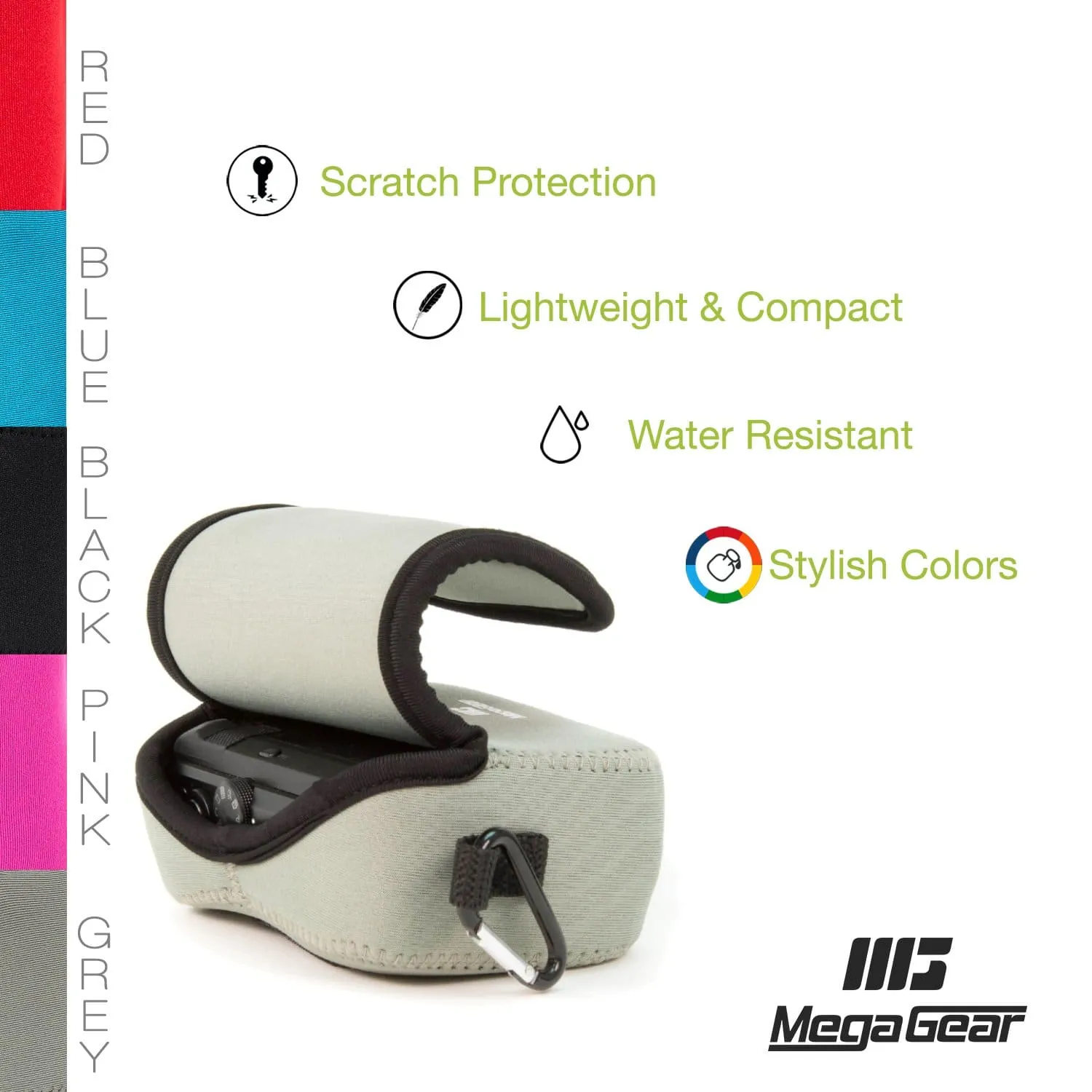 MegaGear Fujifilm FinePix XP140, XP130, XP120, XP90 Ultra Light Neoprene Camera Case