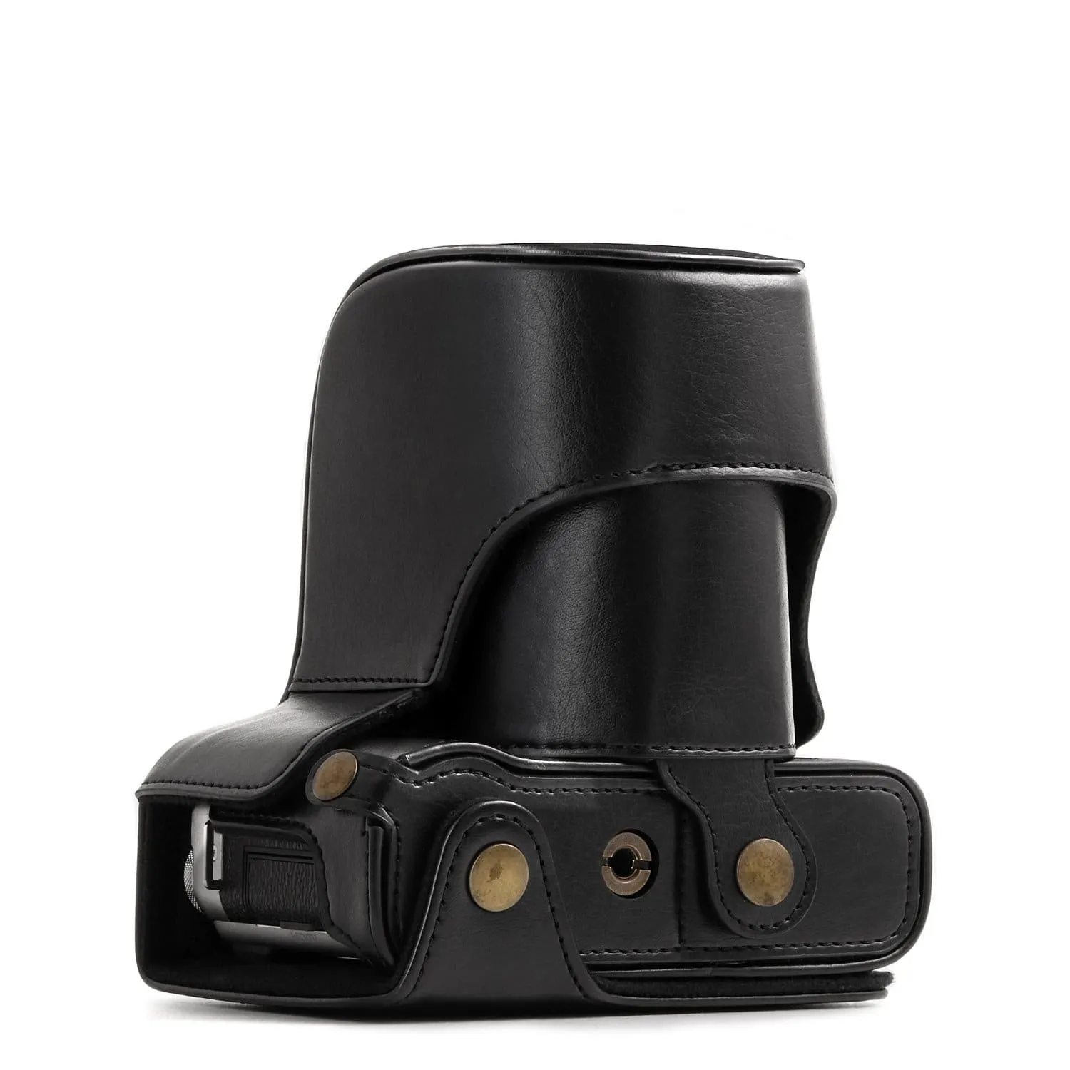 MegaGear Fujifilm X-A10 Ever Ready Leather Camera Case and Strap