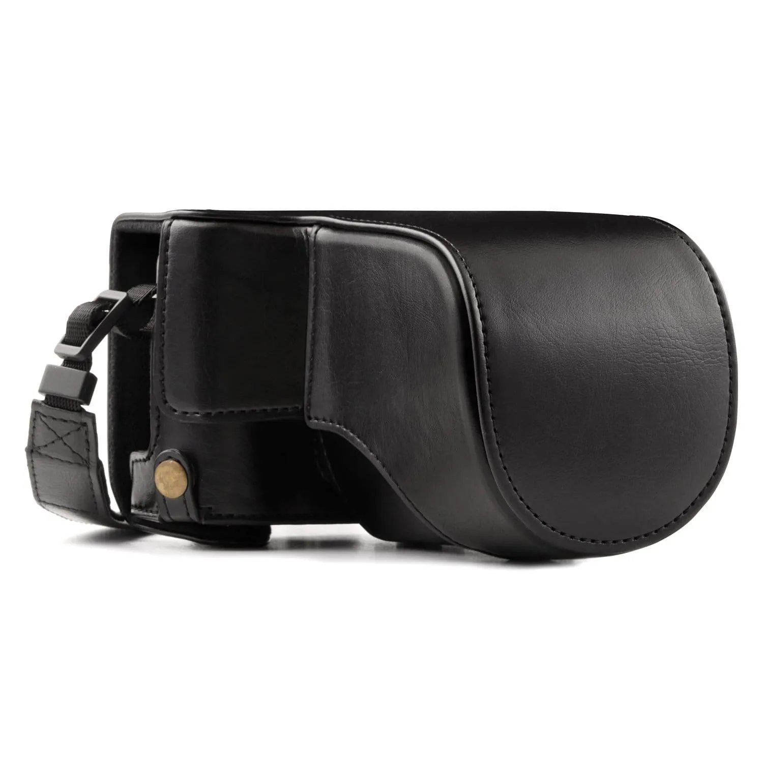 MegaGear Fujifilm X-A10 Ever Ready Leather Camera Case and Strap