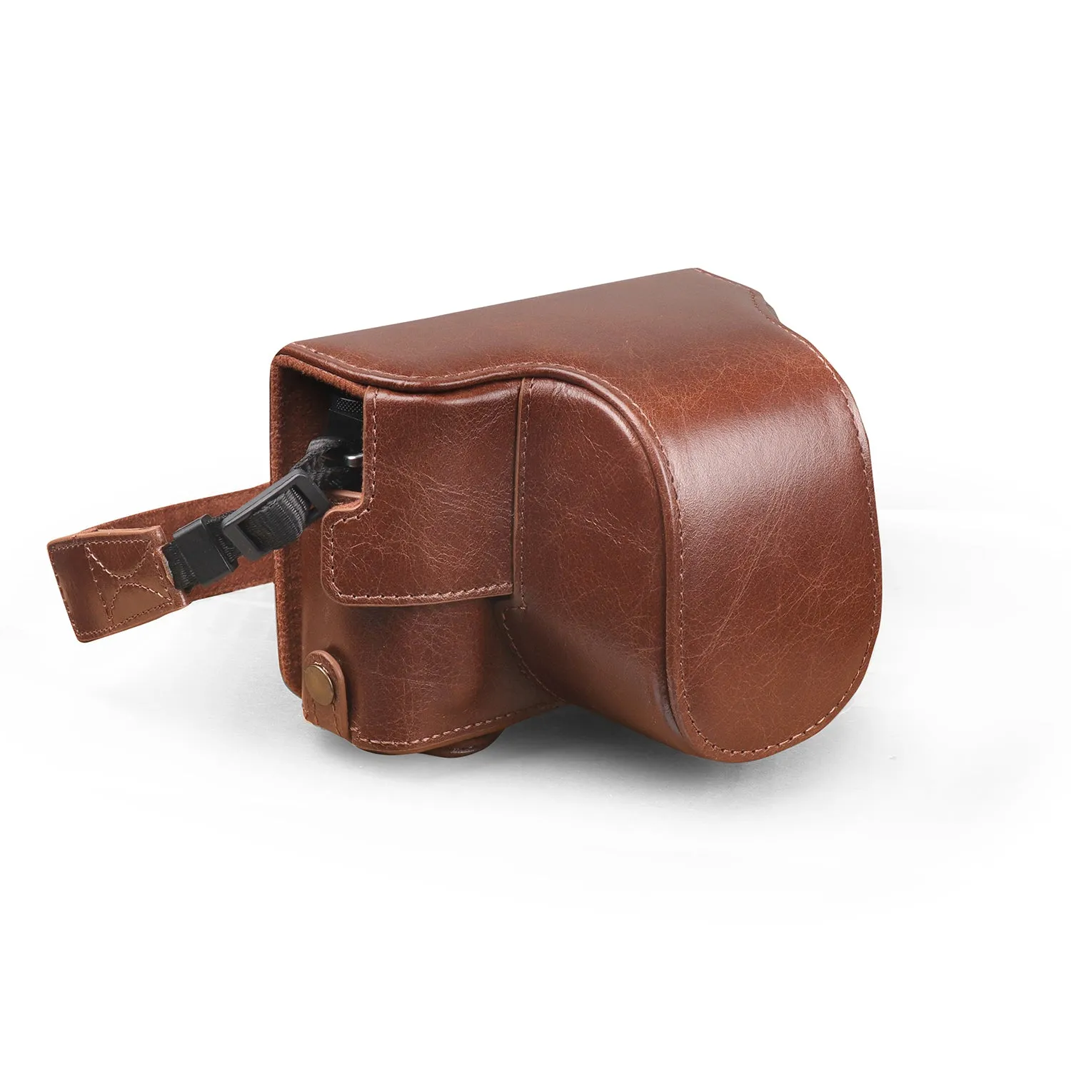 MegaGear Fujifilm X-E4 (XF 27mm f/2.8 R WR Lens) Ever Ready Genuine Leather Camera Case