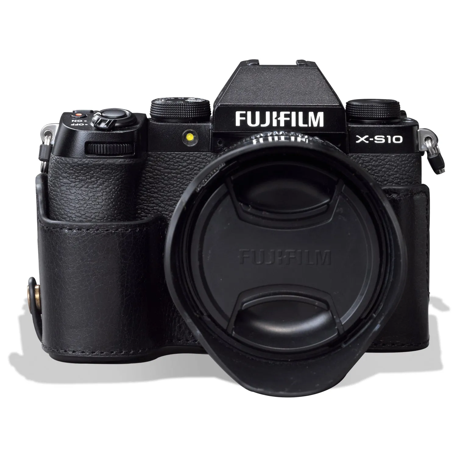 MegaGear Fujifilm-X-S10 (18-55 mm Lens) Ever Ready Genuine Leather Camera Case