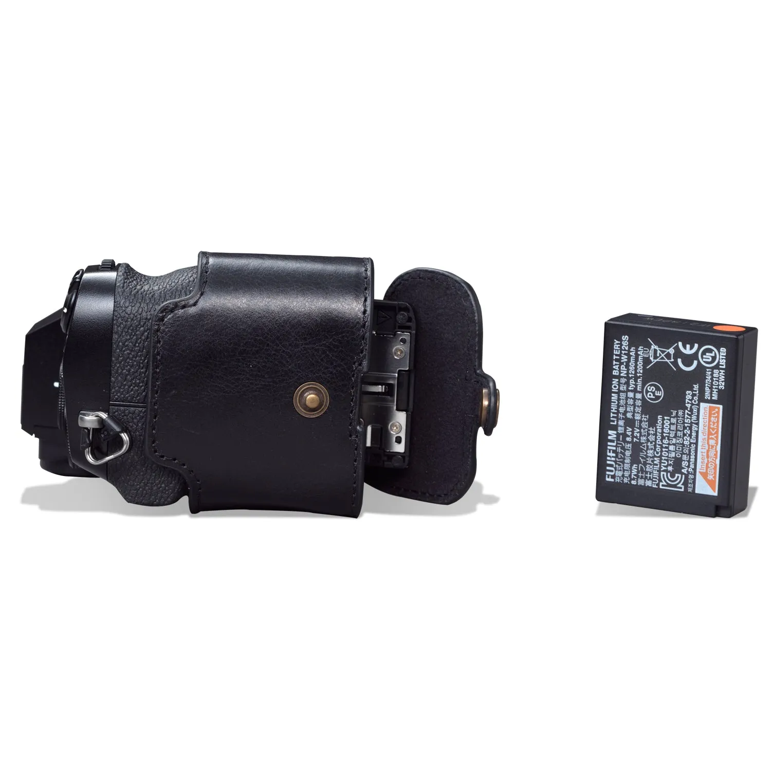 MegaGear Fujifilm X-S10 Ever Ready Genuine Leather Camera Half Case