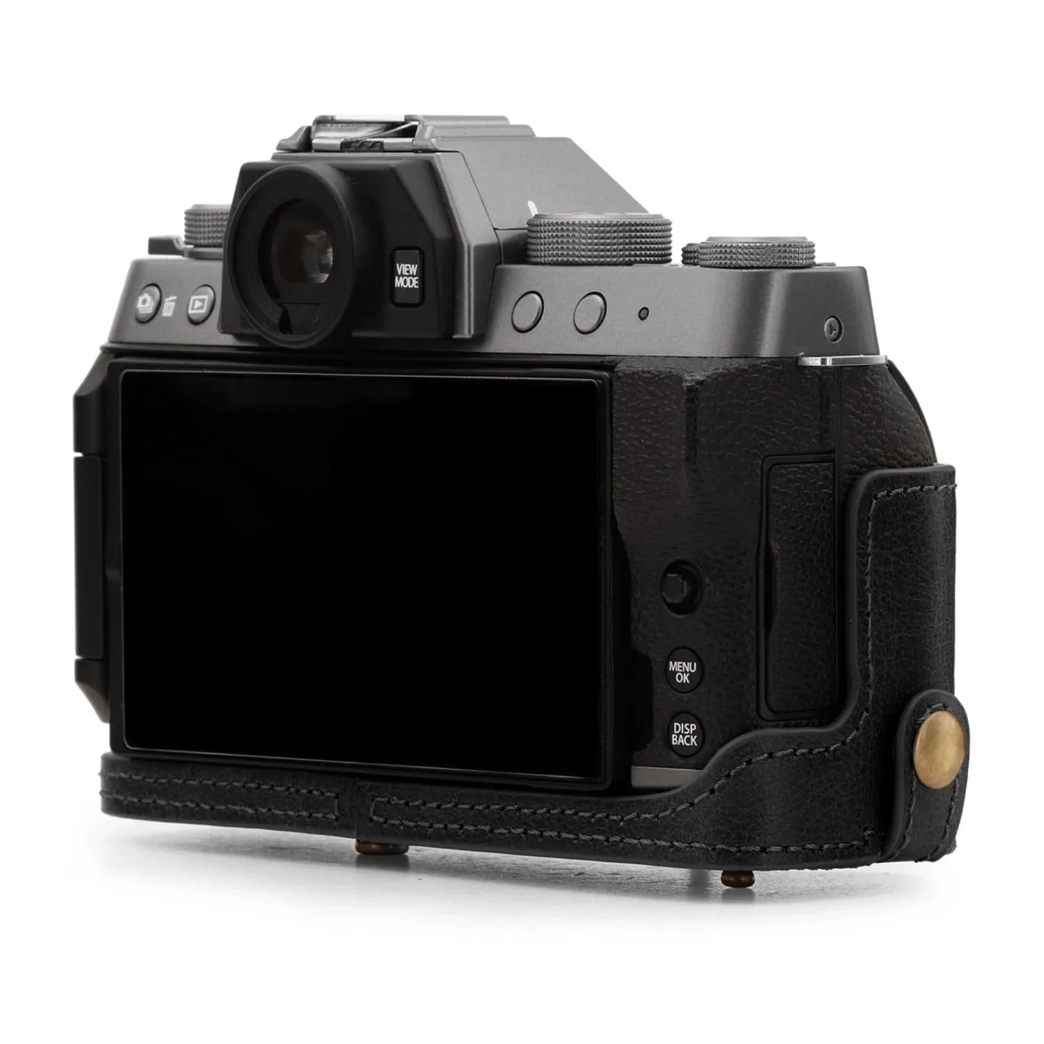 MegaGear Fujifilm X-T200 (XC 15-45mm) Ever Ready Top Grain Leather Camera Case