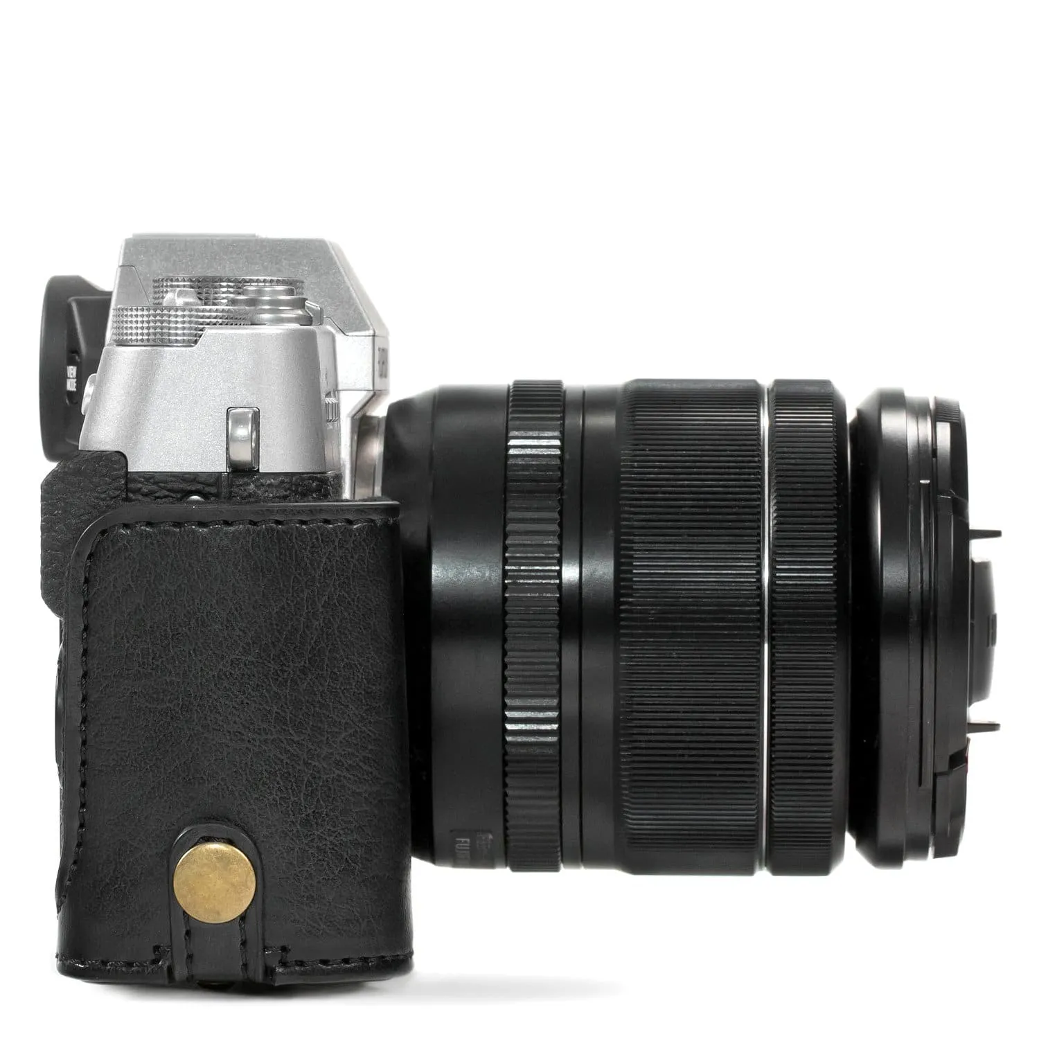 MegaGear Fujifilm X-T30, X-T20, X-T10 (16-50mm/18-55mm Lenses) Ever Ready Leather Camera Case and Strap