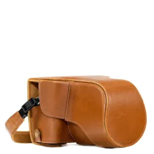 MegaGear Fujifilm X-T30, X-T20, X-T10 (16-50mm/18-55mm Lenses) Ever Ready Leather Camera Case and Strap
