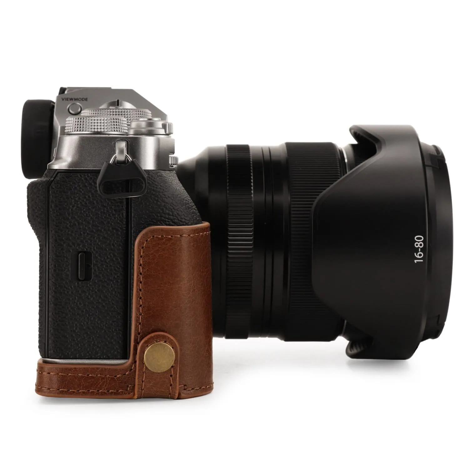 MegaGear Fujifilm X-T4 Ever Ready Top Grain Leather Camera Half Case