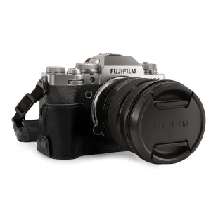 MegaGear Fujifilm X-T4 Ever Ready Top Grain Leather Camera Half Case