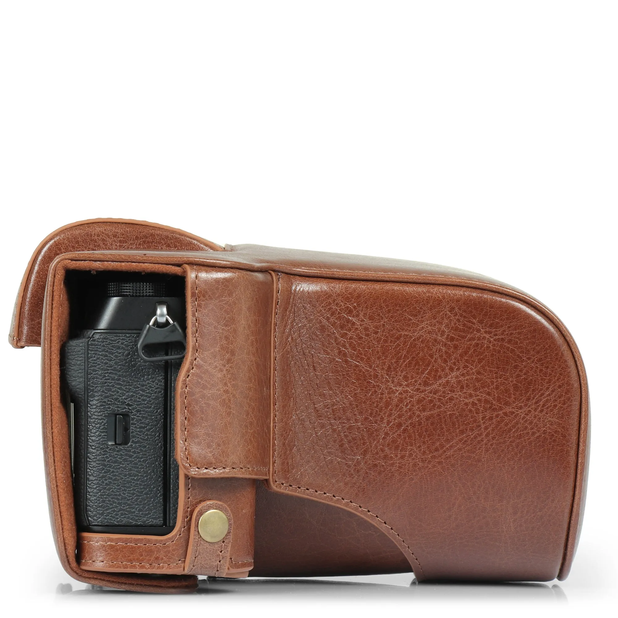 MegaGear Fujifilm X-T5 (16-80 mm) Ever Ready Genuine Leather Camera Case