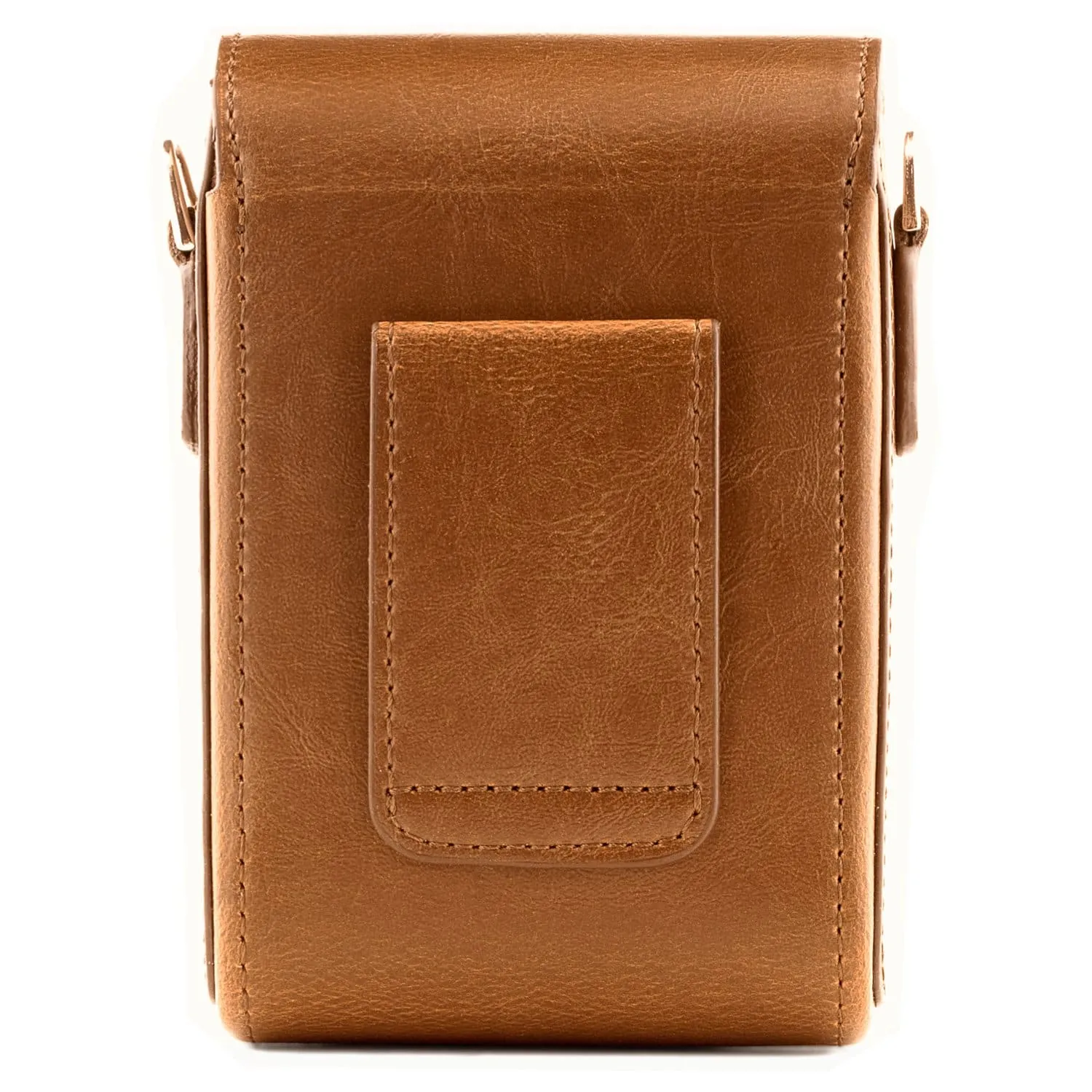 MegaGear Leica C-Lux, Panasonic Lumix DC-ZS200, DC-TZ200 Leather Camera Case with Strap