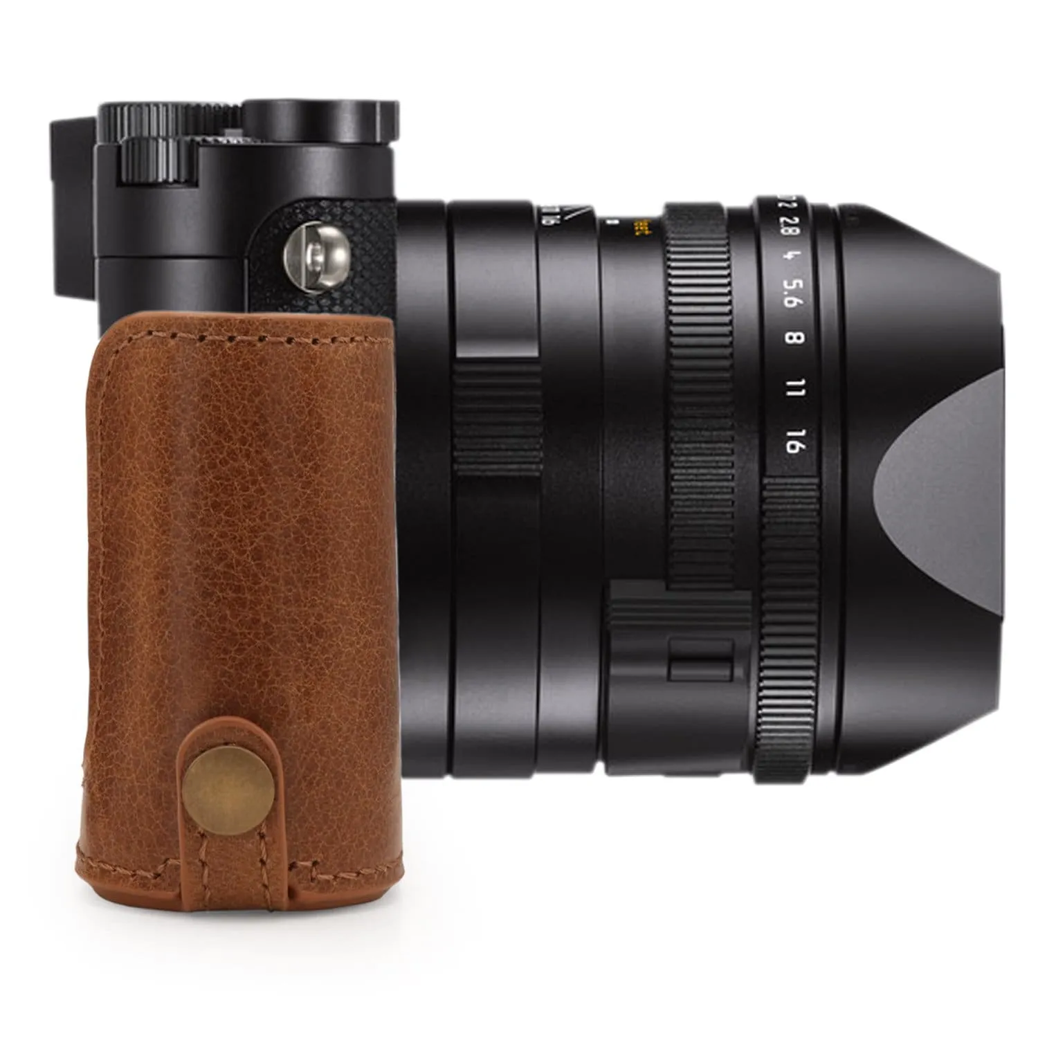 MegaGear Leica Q2 Ever Ready Top Grain Leather Camera Half Case