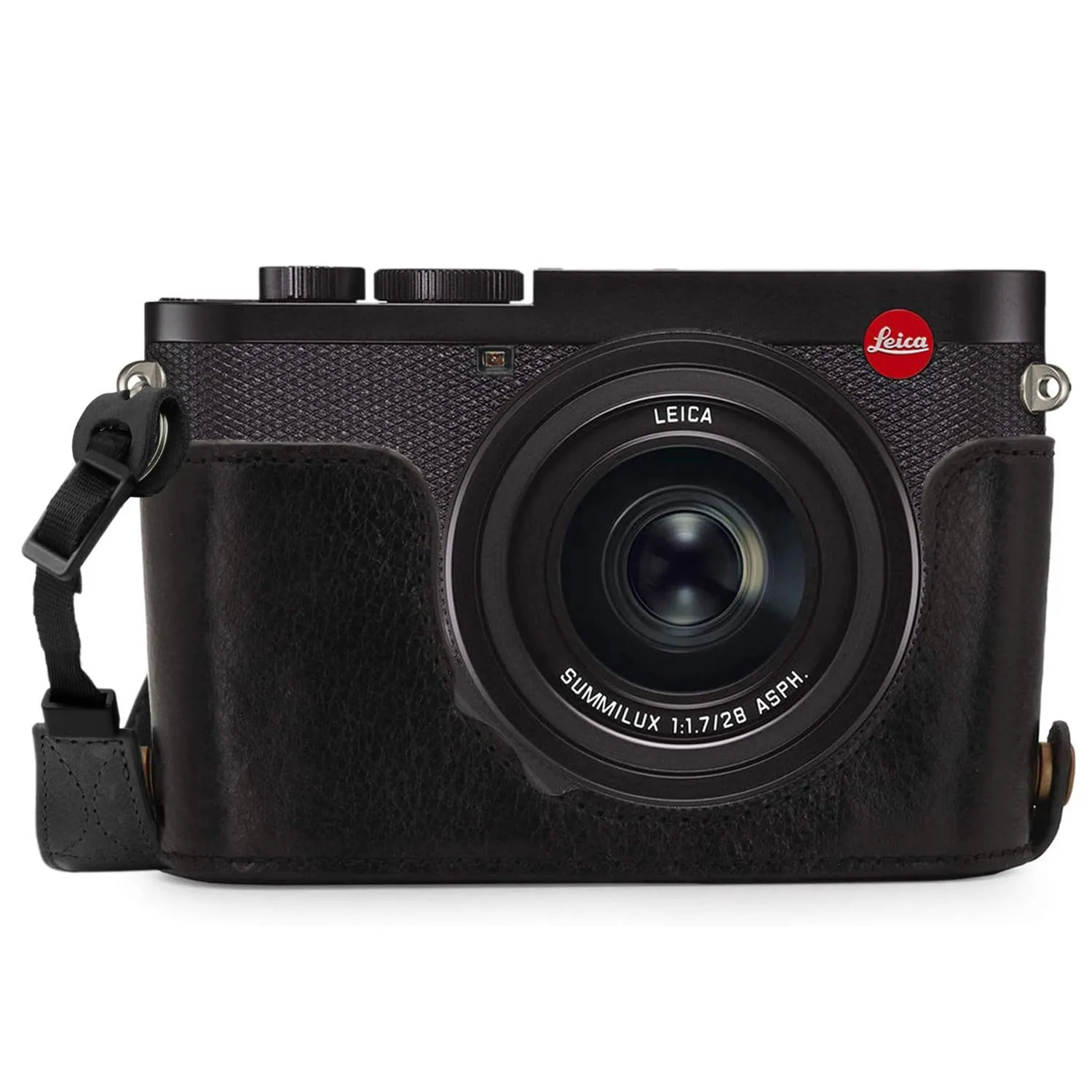 MegaGear Leica Q2 Ever Ready Top Grain Leather Camera Half Case