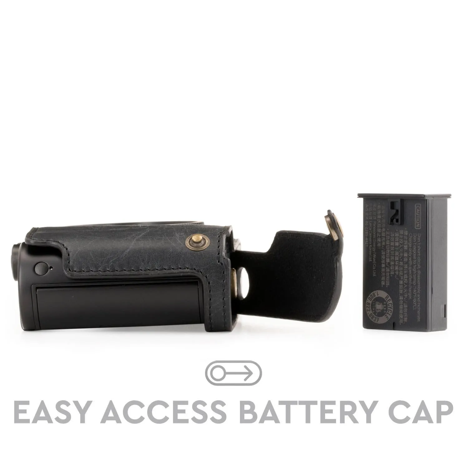 MegaGear Leica TL2, TL Ever Ready Top Grain Leather Camera Half Case