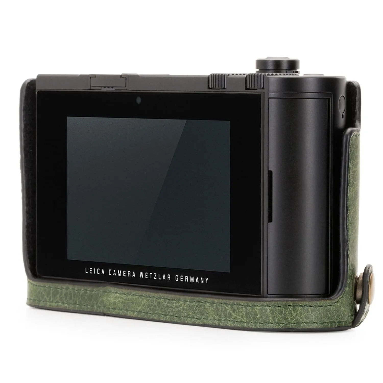 MegaGear Leica TL2, TL Ever Ready Top Grain Leather Camera Half Case