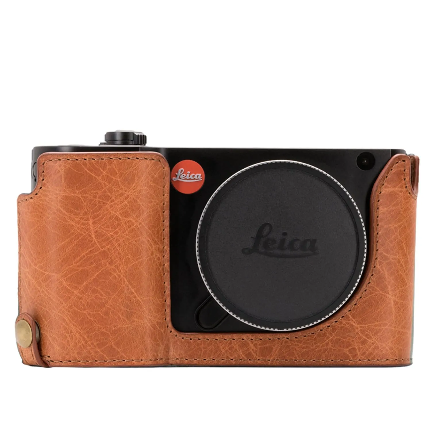 MegaGear Leica TL2, TL Ever Ready Top Grain Leather Camera Half Case