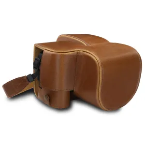 MegaGear Leica V-Lux 5, Panasonic Lumix DC-FZ1000 II Ever Ready Leather Camera Case