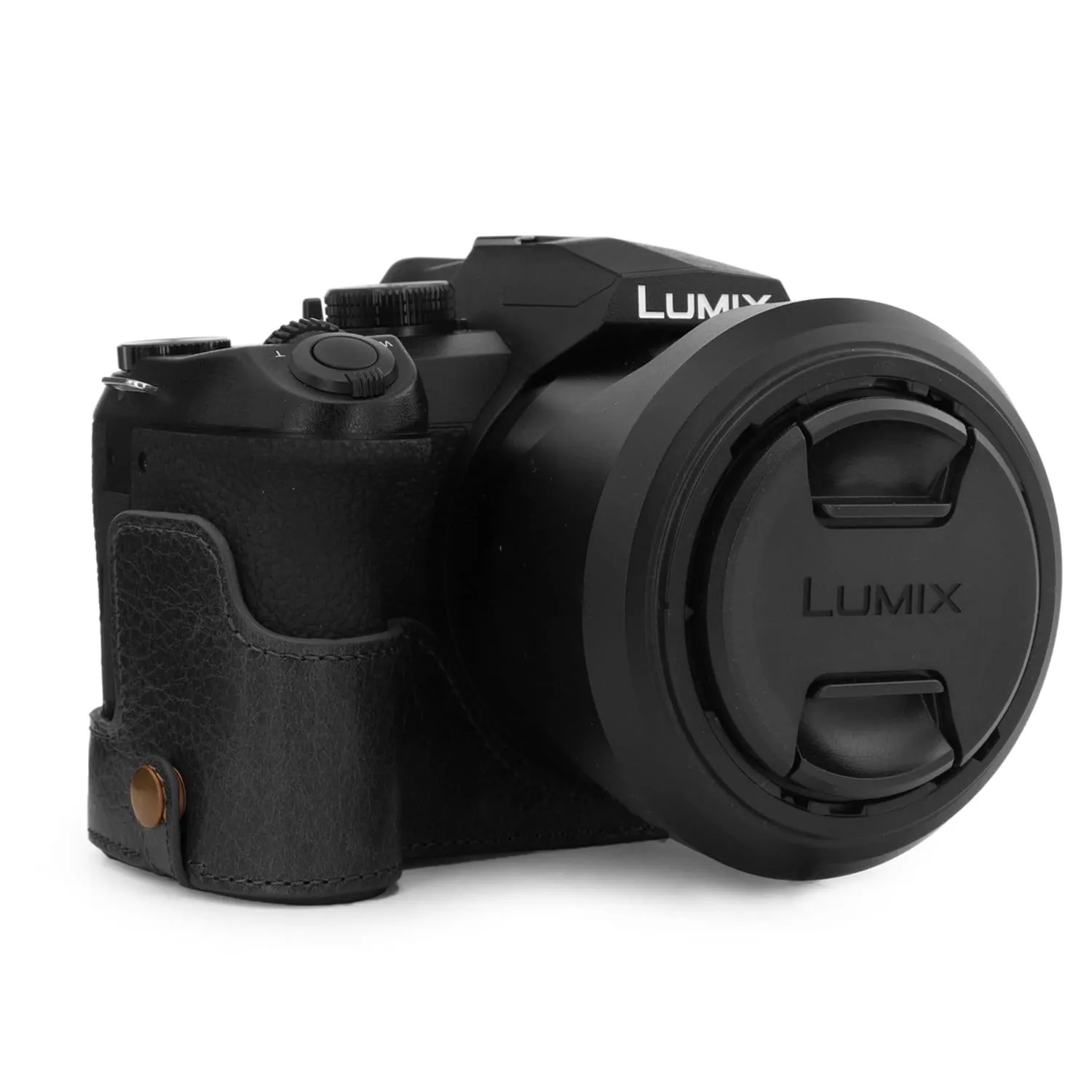MegaGear Leica V-Lux 5, Panasonic Lumix DC-FZ1000 II Ever Ready Leather Camera Case