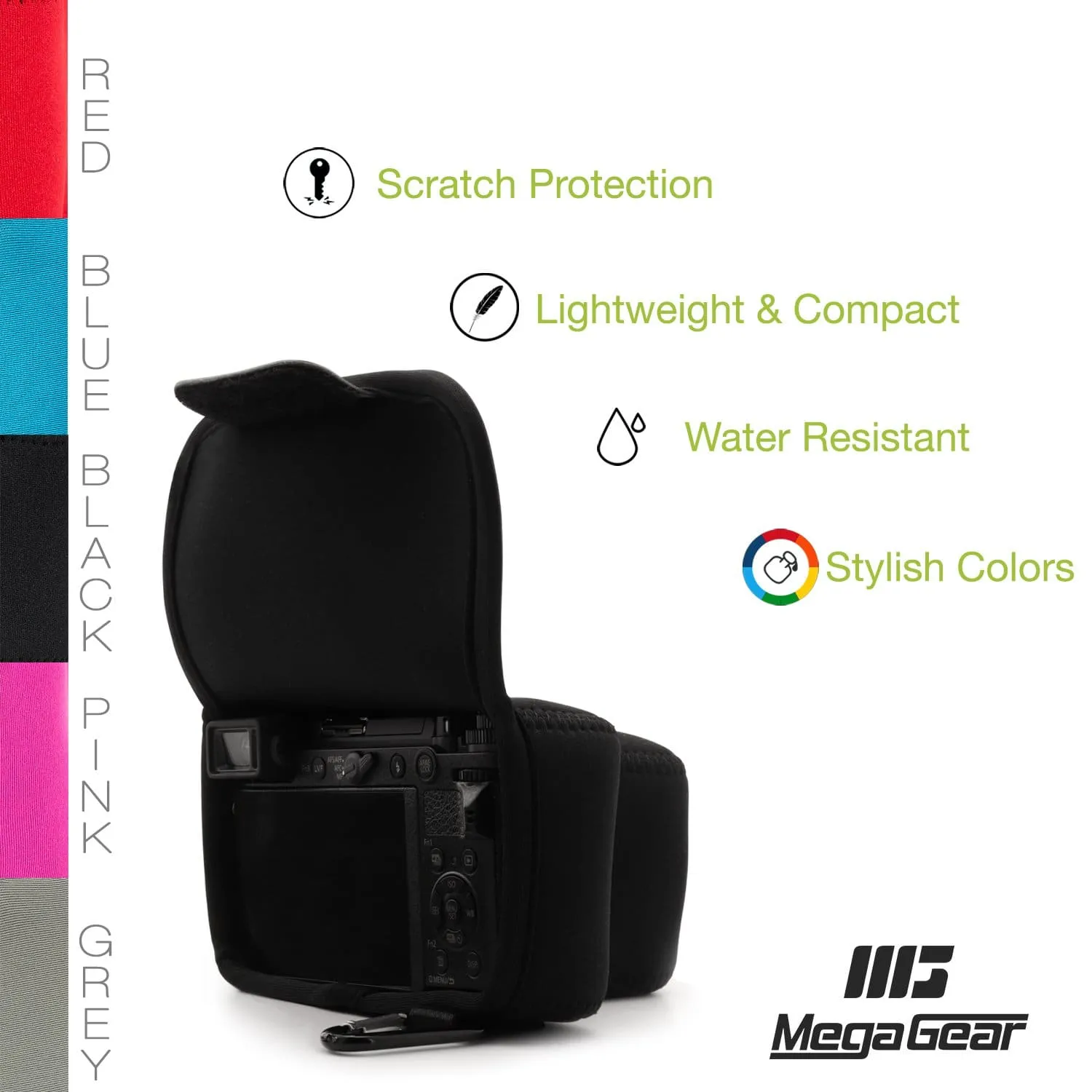 MegaGear Panasonic Lumix DC-GX9 (12-60mm) Ultra Light Neoprene Camera Case