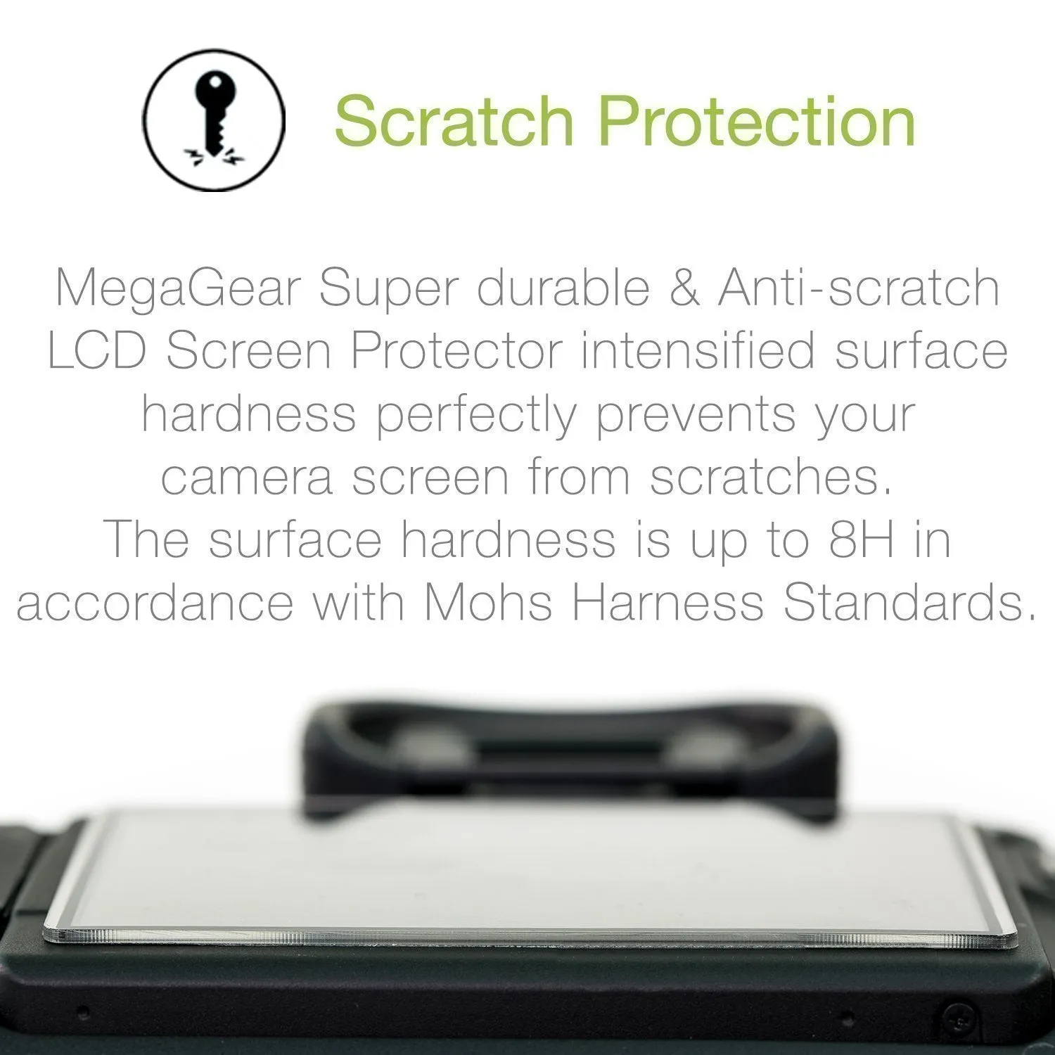 MegaGear Panasonic Lumix DC-ZS80, DC-ZS70, DC-TZ95, DC-TZ90 Camera LCD Optical Screen Protector