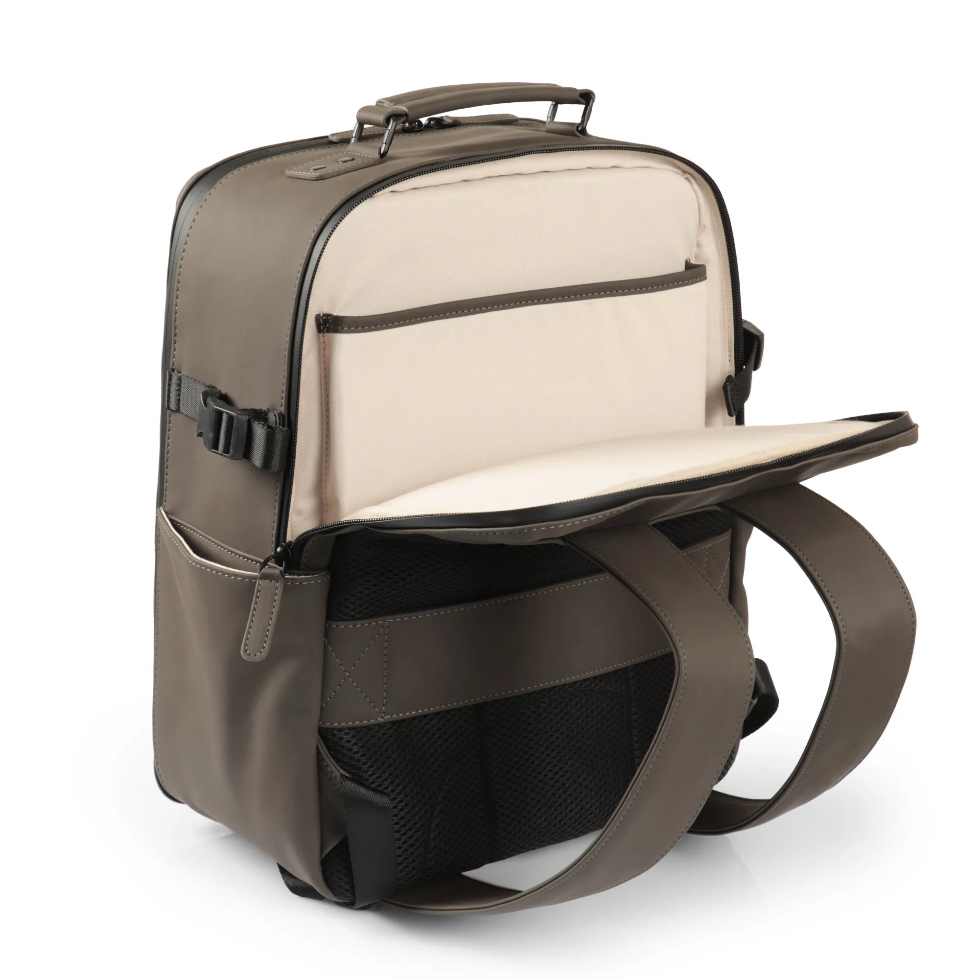 MegaGear Photographer Backpack Leather Camera Bag DSLR Camera, Laptop, Tripod, Lens & Accessories - Stylish Design