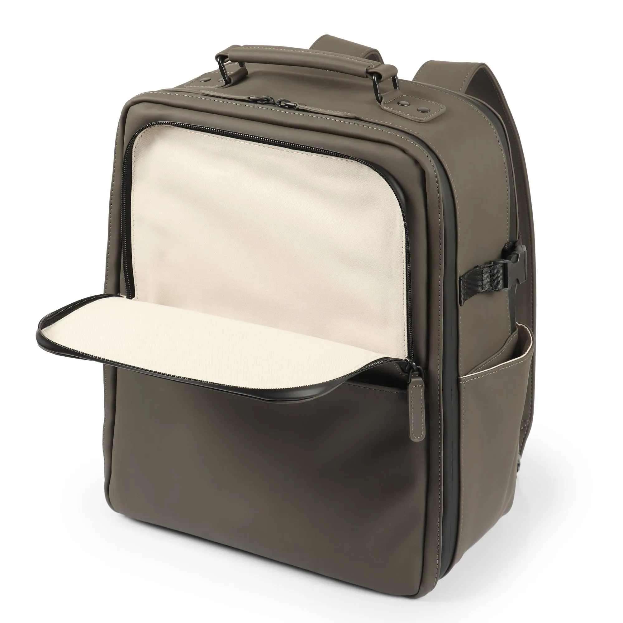 MegaGear Photographer Backpack Leather Camera Bag DSLR Camera, Laptop, Tripod, Lens & Accessories - Stylish Design