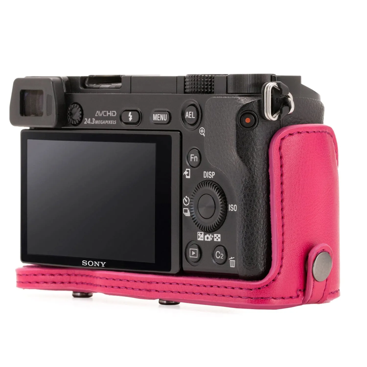 MegaGear Sony Alpha A6300, A6000 (16-50 mm) Ever Ready Leather Camera Case and Strap