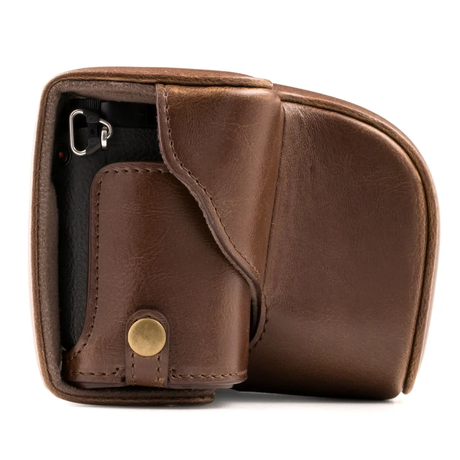 MegaGear Sony Alpha A6300, A6000 (16-50 mm) Ever Ready Leather Camera Case and Strap