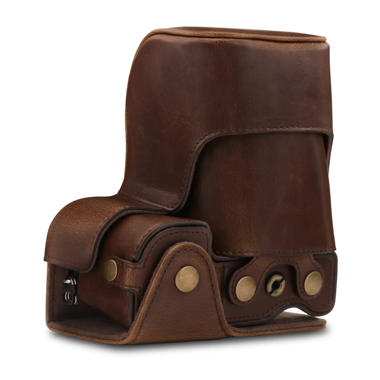 MegaGear Sony Alpha A6400, A6100 (18-135mm) Ever Ready Leather Camera Case