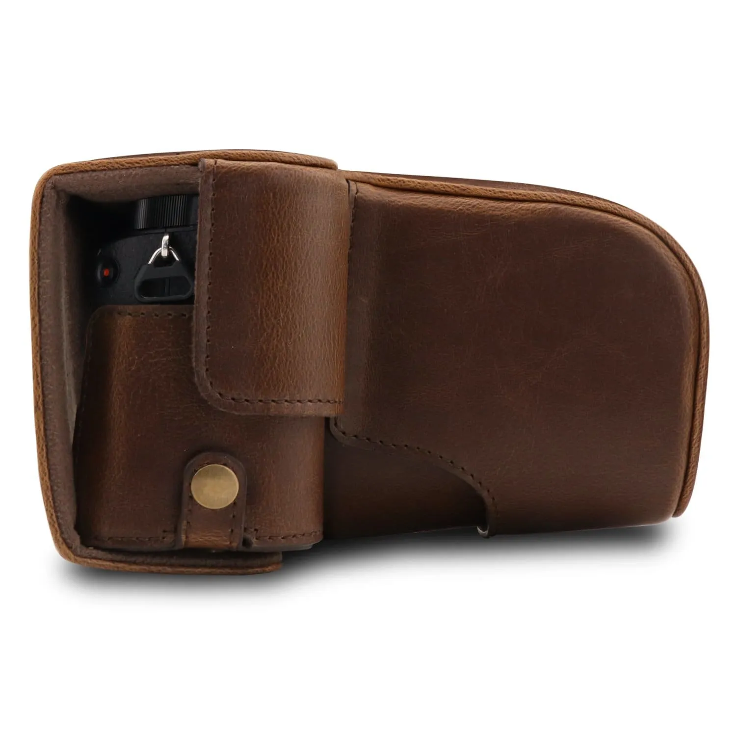MegaGear Sony Alpha A6400, A6100 (18-135mm) Ever Ready Leather Camera Case