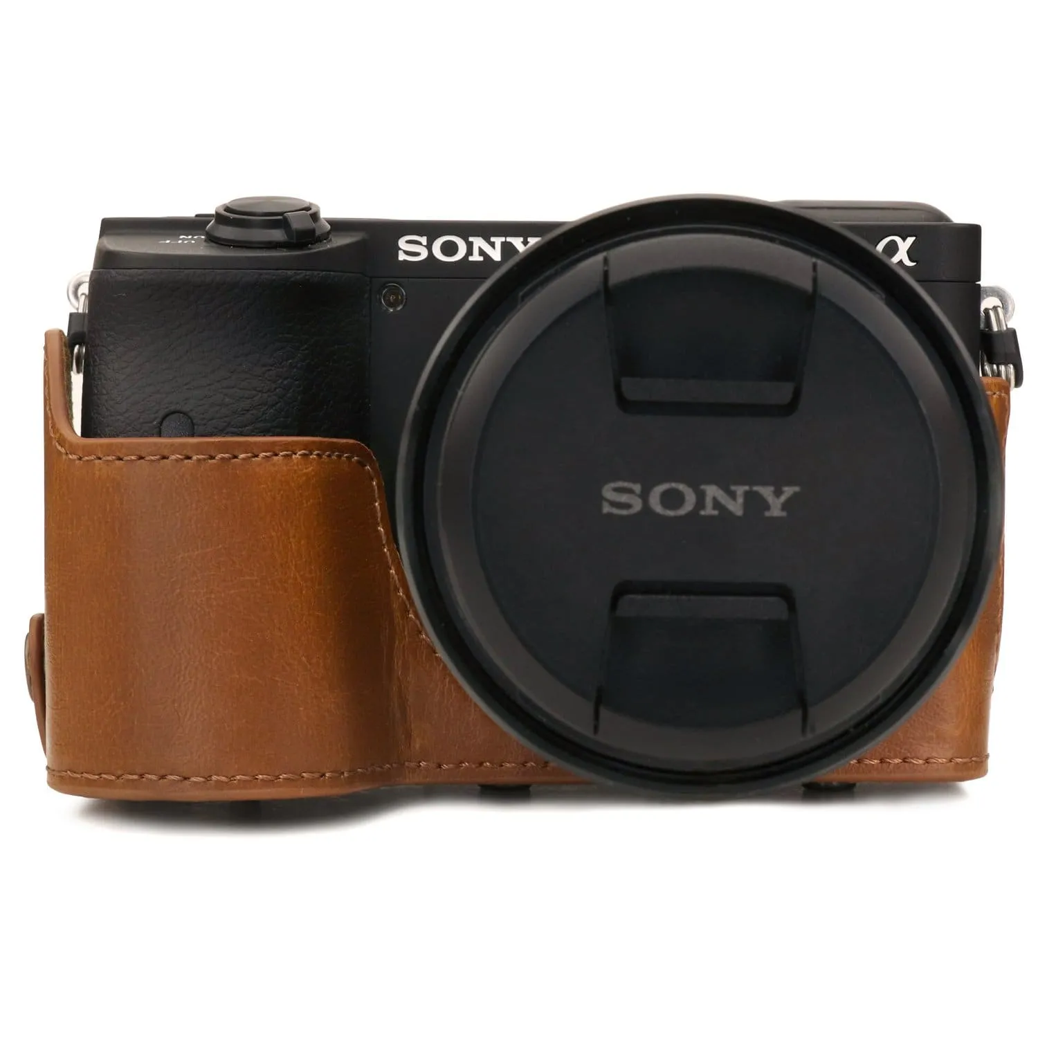 MegaGear Sony Alpha A6600 (18-135mm) Ever Ready Leather Camera Case