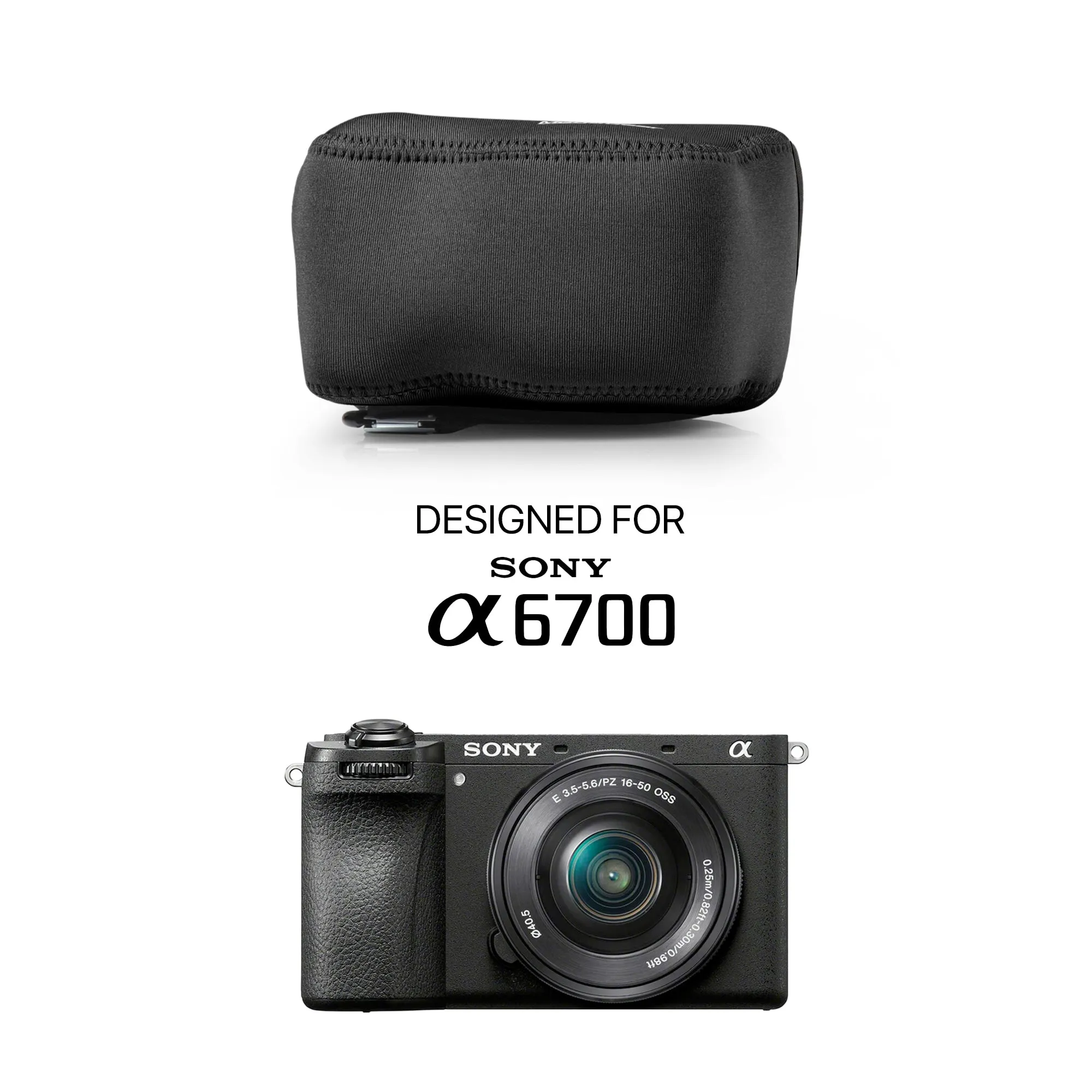 MegaGear Sony Alpha A6700 (16-50mm) Stylish and Protective Neoprene Camera Case