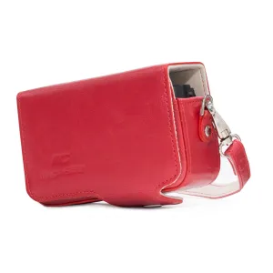 MegaGear Sony Cyber-shot DSC-HX95, DSC-HX99, DSC-HX80, DSC-HX90V, DSC-WX500 Leather Camera Case with Strap
