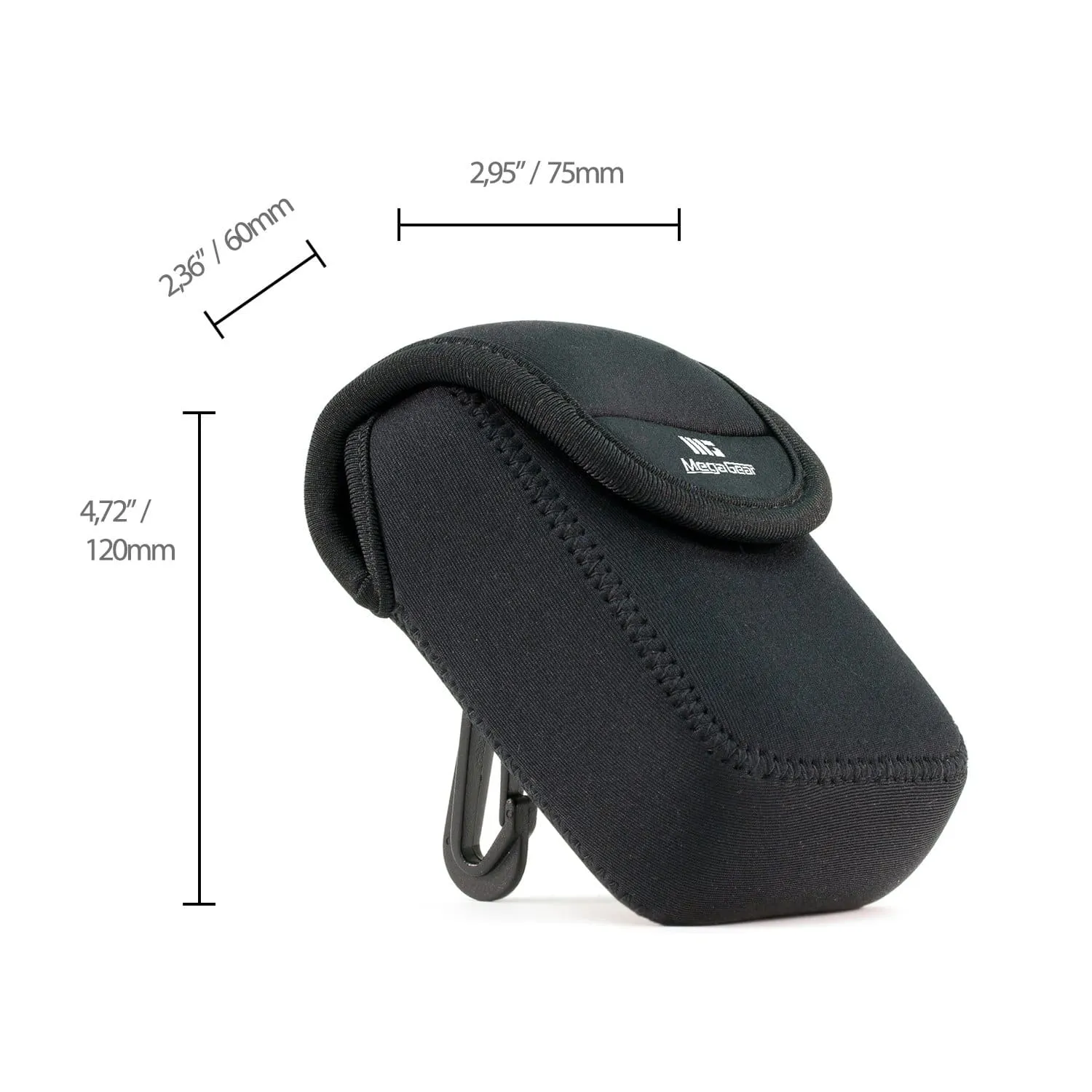 MegaGear Sony Cyber-shot DSC-W800 Ultra Light Neoprene Camera Case, with Carabiner