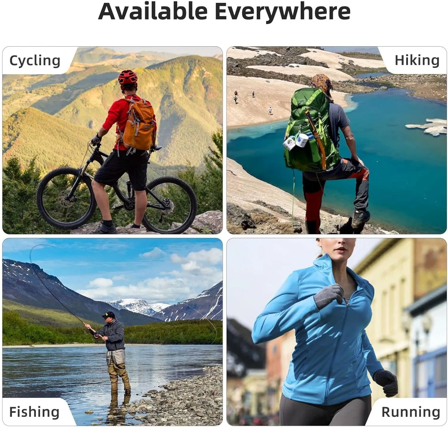 Men's Long Sleeve Shirts UPF50  Sun Protection Quick Dry Hiking Fishing