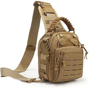 Mens Sling Bag - Waterproof Chest Pack For Running And Travel | Compact Daypack With Secure Storage Pocket, Stylish Outdoor Shoulder Bag For Hiking, Workout, Sport Use, And Daily Urban Streetwear Func