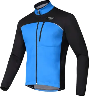 Men's Windproof Jacket Waterproof Breathable Hoodie Fleece Softshell Coat for Outdoors Running Cycling Hiking