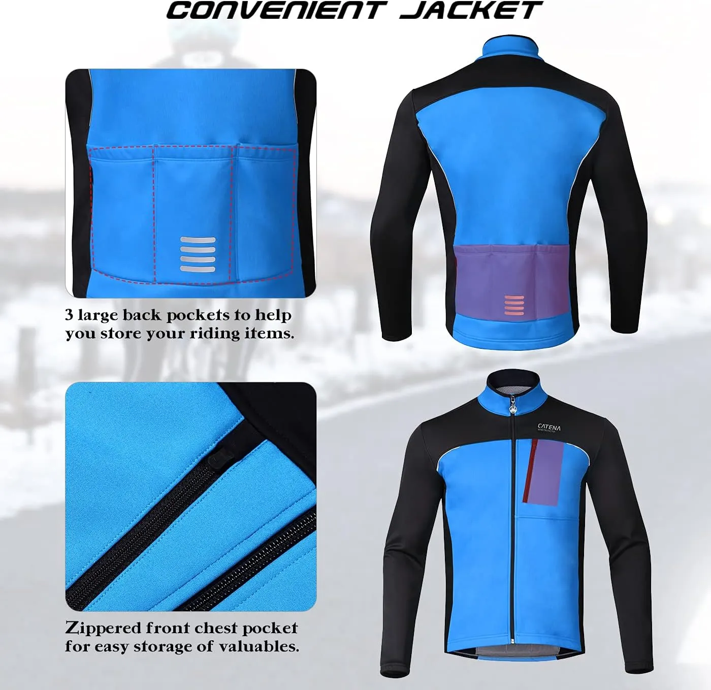 Men's Windproof Jacket Waterproof Breathable Hoodie Fleece Softshell Coat for Outdoors Running Cycling Hiking