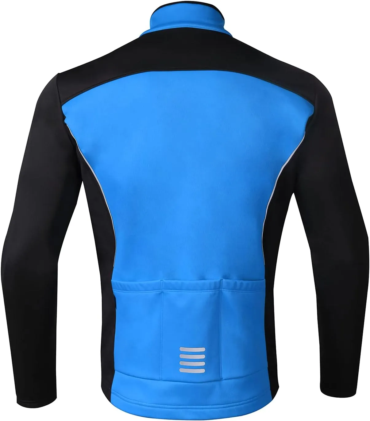 Men's Windproof Jacket Waterproof Breathable Hoodie Fleece Softshell Coat for Outdoors Running Cycling Hiking
